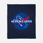 Glory For Super Earth-None-Fleece-Blanket-rocketman_art