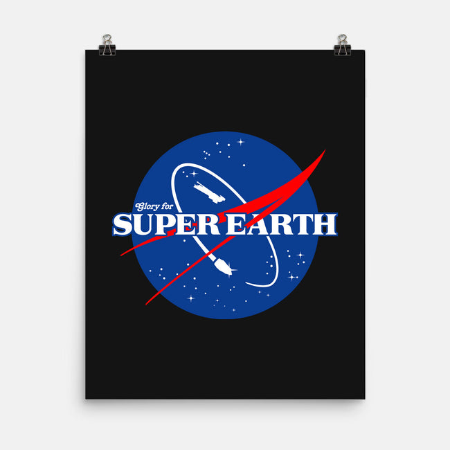 Glory For Super Earth-None-Matte-Poster-rocketman_art