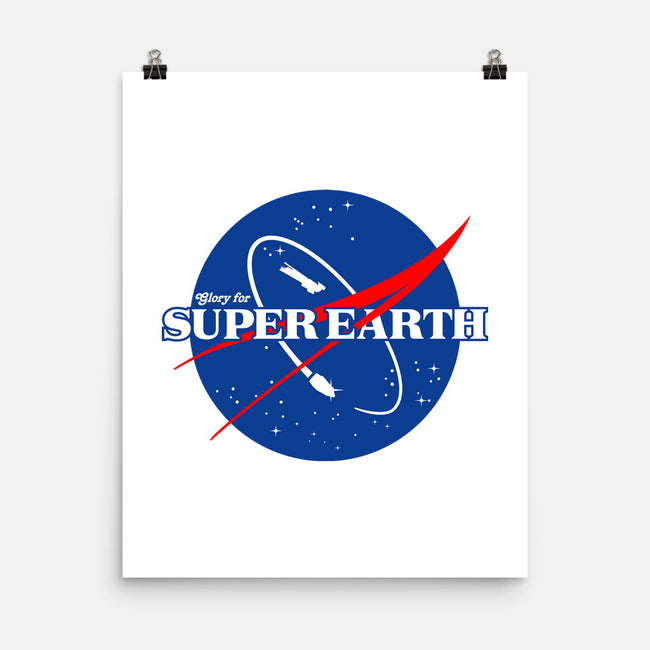 Glory For Super Earth-None-Matte-Poster-rocketman_art