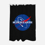 Glory For Super Earth-None-Polyester-Shower Curtain-rocketman_art