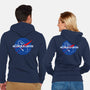 Glory For Super Earth-Unisex-Zip-Up-Sweatshirt-rocketman_art