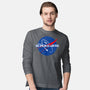 Glory For Super Earth-Mens-Long Sleeved-Tee-rocketman_art