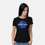 Glory For Super Earth-Womens-Basic-Tee-rocketman_art