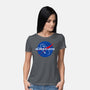 Glory For Super Earth-Womens-Basic-Tee-rocketman_art