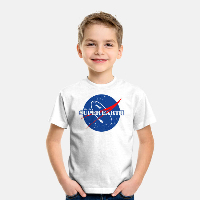 Glory For Super Earth-Youth-Basic-Tee-rocketman_art