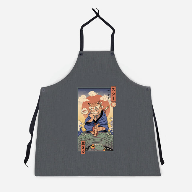 Kame Meowster-Unisex-Kitchen-Apron-vp021