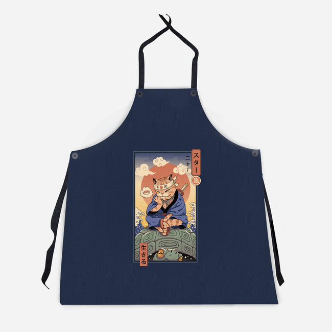 Kame Meowster-Unisex-Kitchen-Apron-vp021