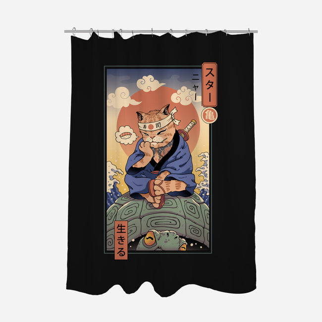 Kame Meowster-None-Polyester-Shower Curtain-vp021