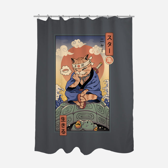 Kame Meowster-None-Polyester-Shower Curtain-vp021