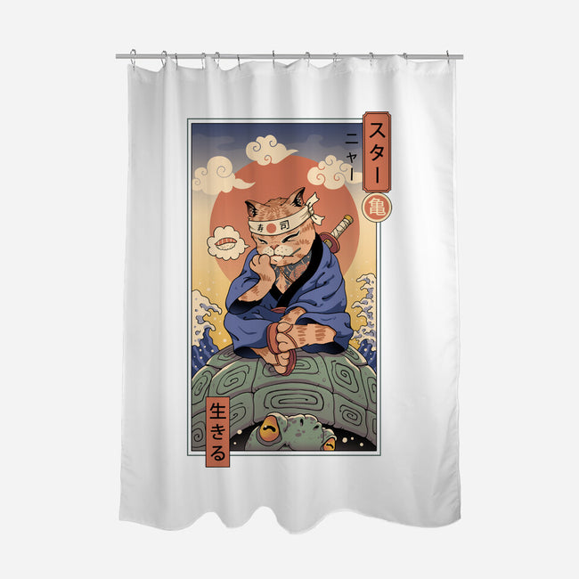 Kame Meowster-None-Polyester-Shower Curtain-vp021