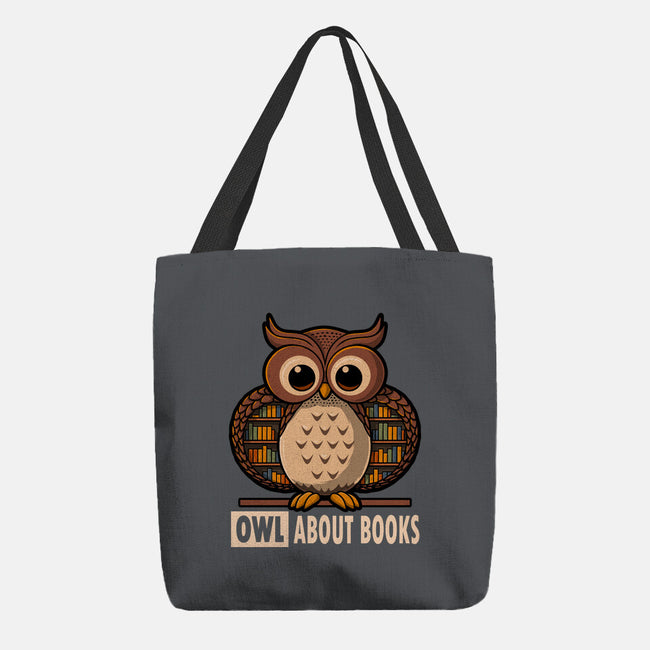 OWL About Books-None-Basic Tote-Bag-erion_designs