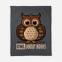 OWL About Books-None-Fleece-Blanket-erion_designs