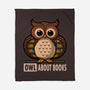 OWL About Books-None-Fleece-Blanket-erion_designs