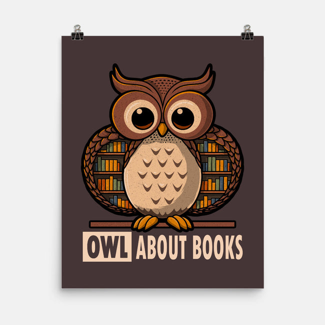 OWL About Books-None-Matte-Poster-erion_designs