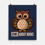 OWL About Books-None-Matte-Poster-erion_designs