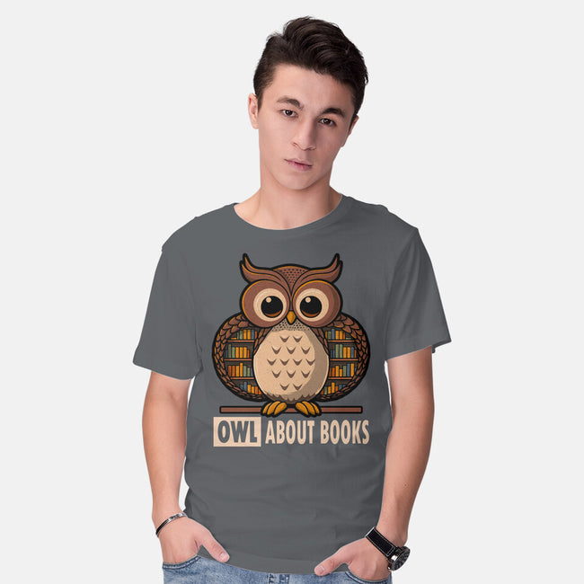 OWL About Books-Mens-Basic-Tee-erion_designs