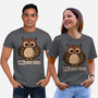 OWL About Books-Unisex-Basic-Tee-erion_designs