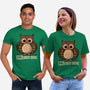 OWL About Books-Unisex-Basic-Tee-erion_designs