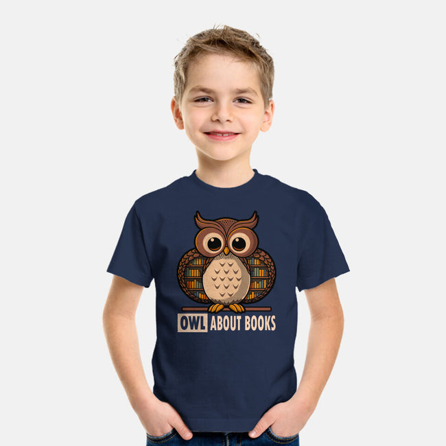 OWL About Books-Youth-Basic-Tee-erion_designs