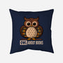 OWL About Books-None-Removable Cover-Throw Pillow-erion_designs