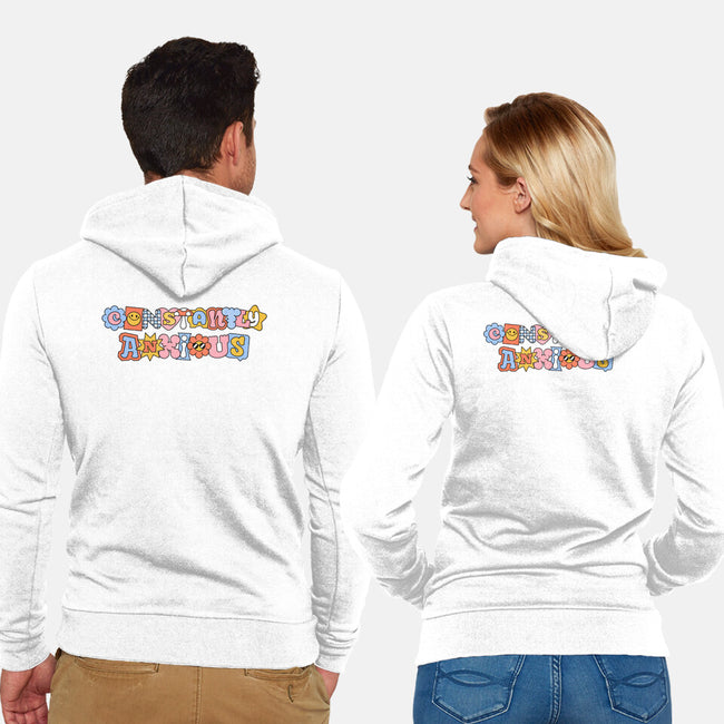 Constantly Anxious-Unisex-Zip-Up-Sweatshirt-eduely