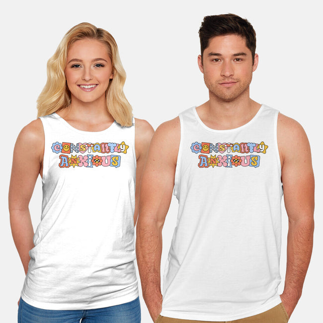 Constantly Anxious-Unisex-Basic-Tank-eduely