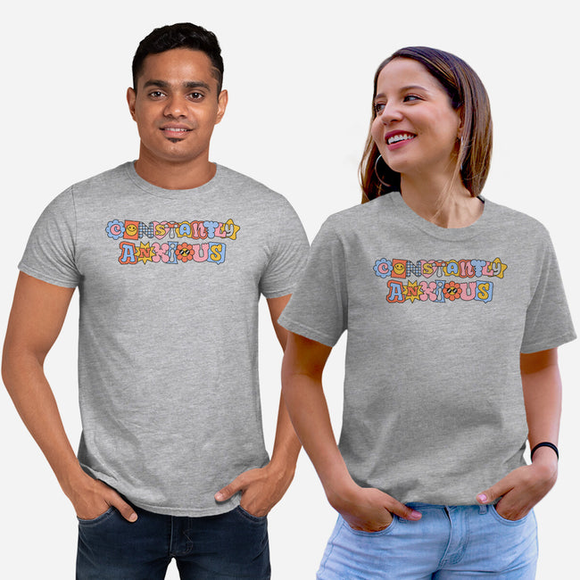 Constantly Anxious-Unisex-Basic-Tee-eduely