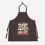 I Just Want To Sleep And Eat Garbage-Unisex-Kitchen-Apron-koalastudio