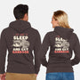 I Just Want To Sleep And Eat Garbage-Unisex-Zip-Up-Sweatshirt-koalastudio