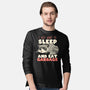 I Just Want To Sleep And Eat Garbage-Mens-Long Sleeved-Tee-koalastudio