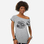 Fauxcaster-Womens-Off Shoulder-Tee-Wheels