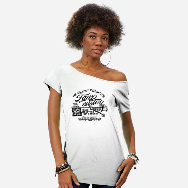 Fauxcaster-Womens-Off Shoulder-Tee-Wheels