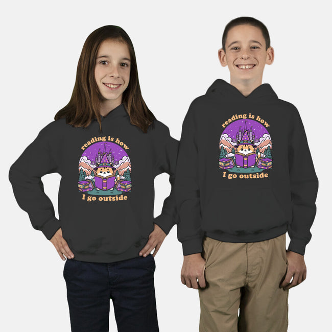 Magical Journey Cat-Youth-Pullover-Sweatshirt-Studio Mootant