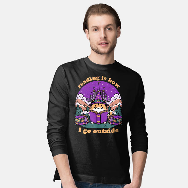 Magical Journey Cat-Mens-Long Sleeved-Tee-Studio Mootant