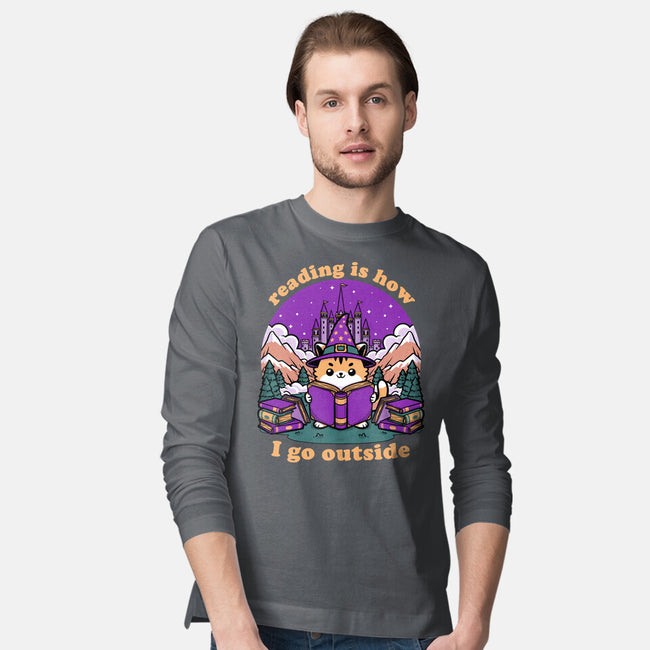 Magical Journey Cat-Mens-Long Sleeved-Tee-Studio Mootant