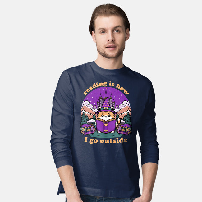 Magical Journey Cat-Mens-Long Sleeved-Tee-Studio Mootant