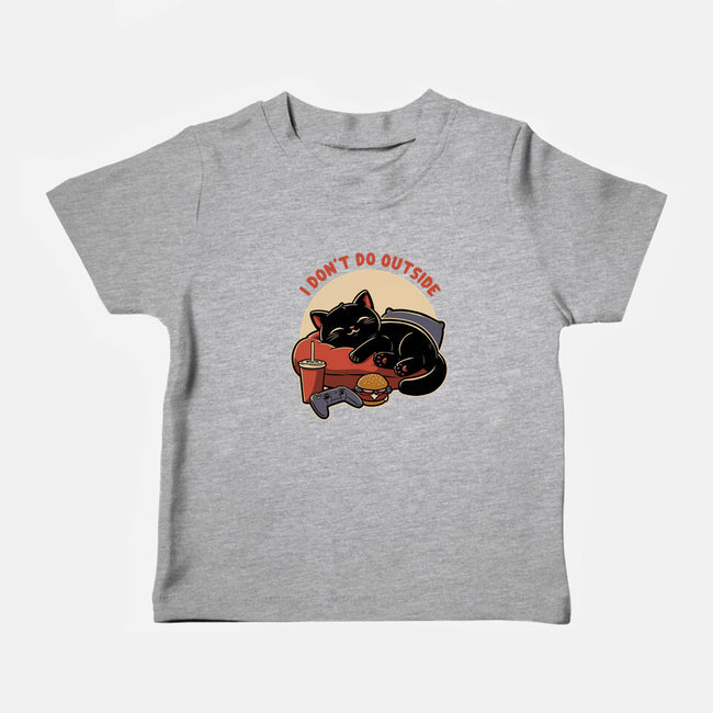 Lazy Gamer Cat-Baby-Basic-Tee-Studio Mootant