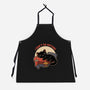 Lazy Gamer Cat-Unisex-Kitchen-Apron-Studio Mootant