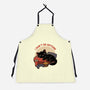 Lazy Gamer Cat-Unisex-Kitchen-Apron-Studio Mootant