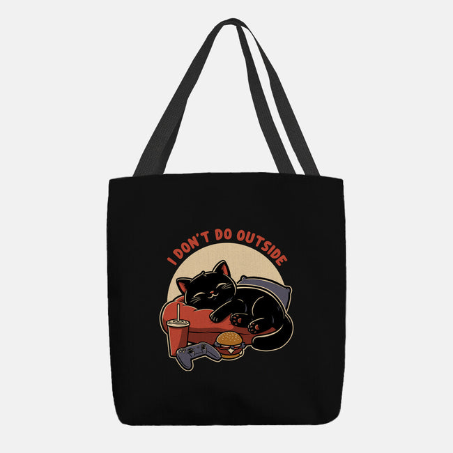 Lazy Gamer Cat-None-Basic Tote-Bag-Studio Mootant