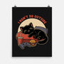 Lazy Gamer Cat-None-Matte-Poster-Studio Mootant