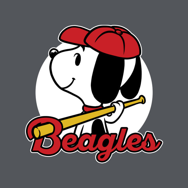 Comic Beagle Baseball-None-Stretched-Canvas-Studio Mootant