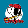 Comic Beagle Baseball-Womens-Fitted-Tee-Studio Mootant