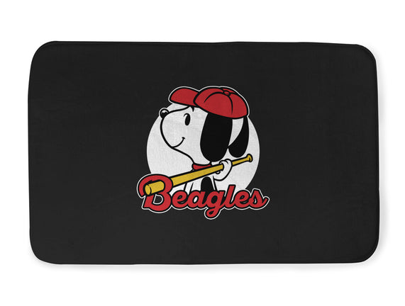 Comic Beagle Baseball