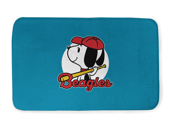 Comic Beagle Baseball