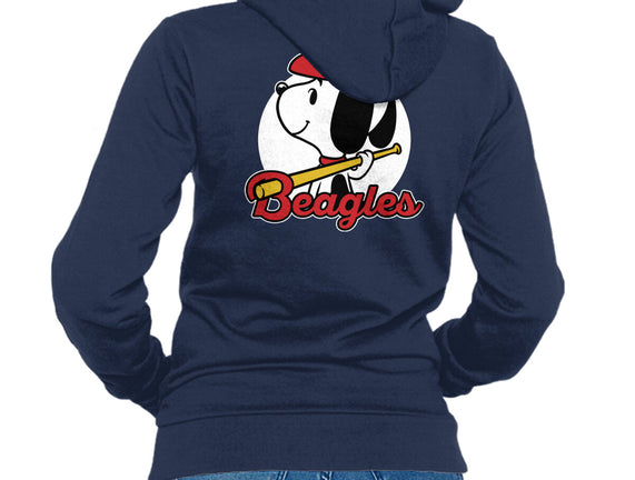 Comic Beagle Baseball