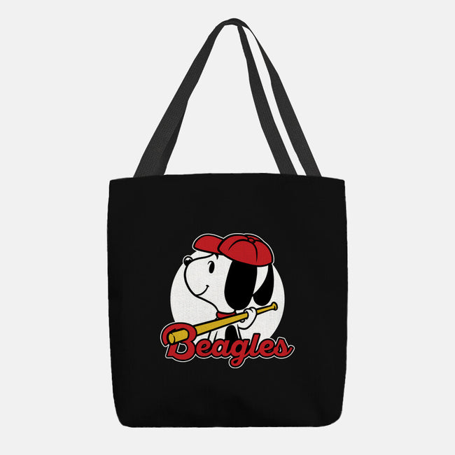 Comic Beagle Baseball-None-Basic Tote-Bag-Studio Mootant