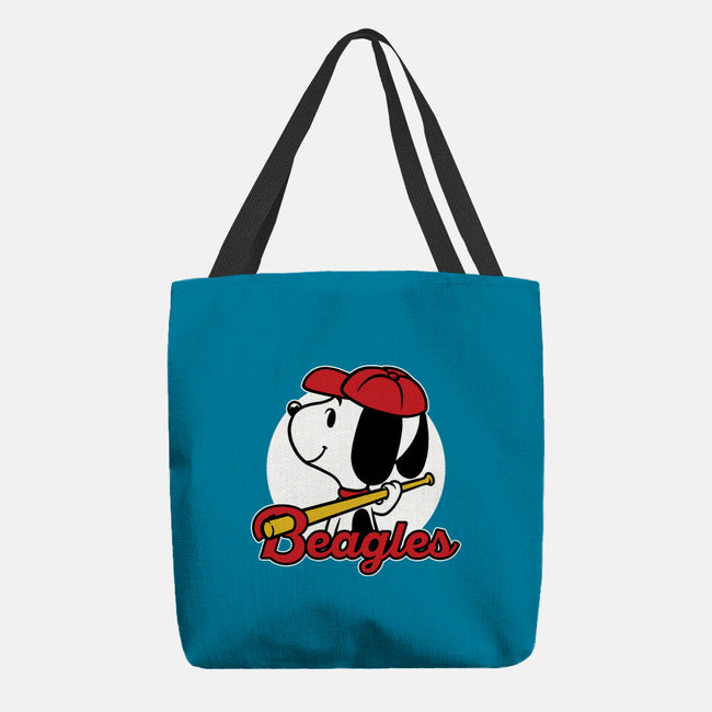 Comic Beagle Baseball-None-Basic Tote-Bag-Studio Mootant