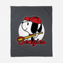 Comic Beagle Baseball-None-Fleece-Blanket-Studio Mootant