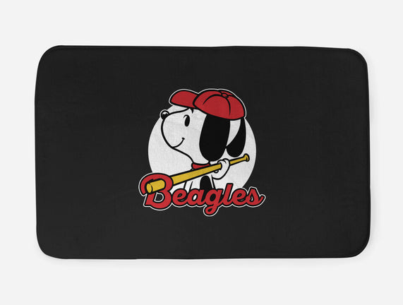 Comic Beagle Baseball